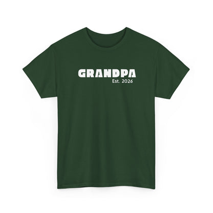 Grandpa 2026, Block Text T-Shirt