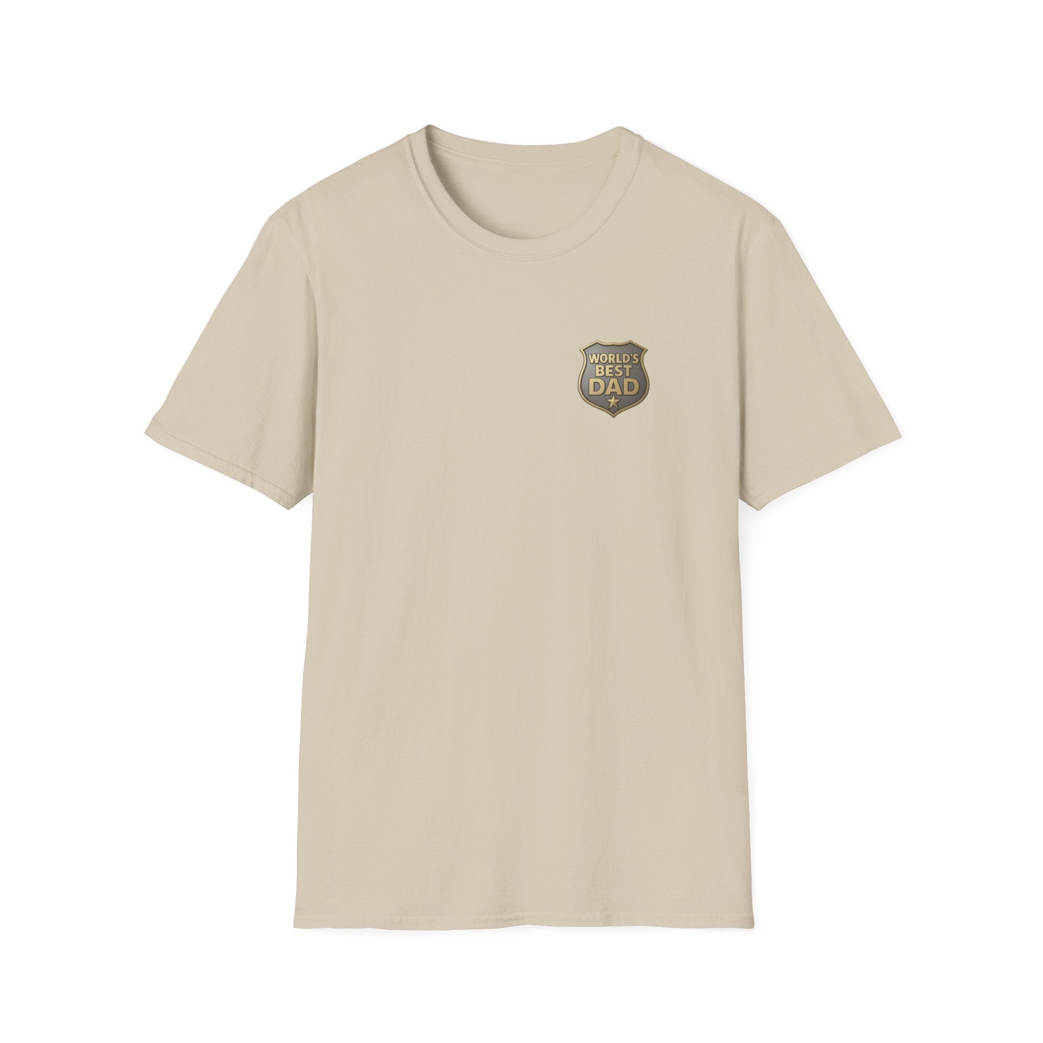 World's Best Dad Badge T-Shirt