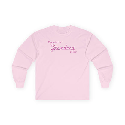 Promoted to Grandma 2025 Longsleeve